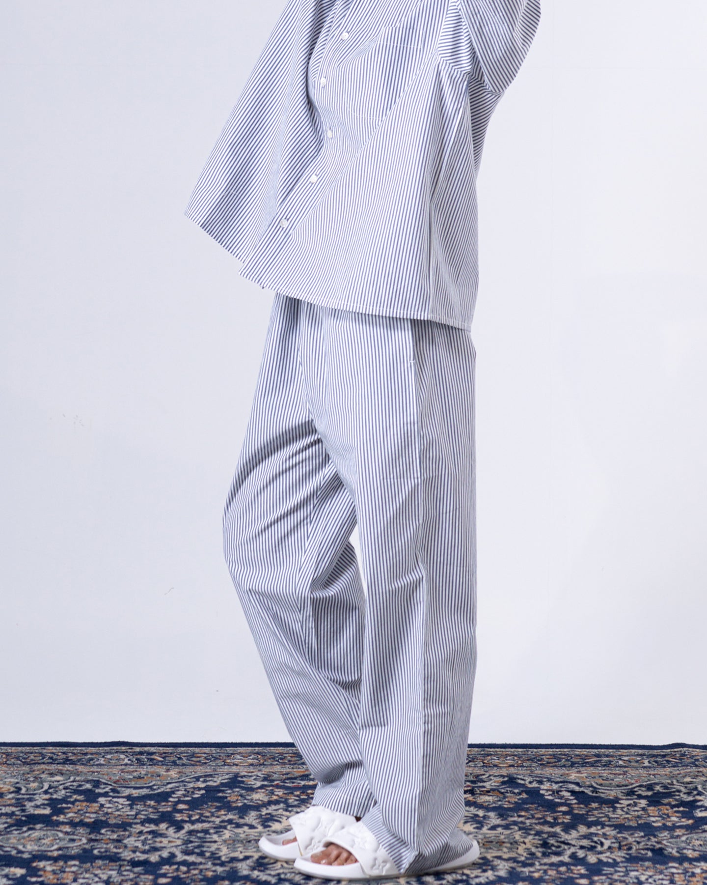 Women's Grey Classic Relaxed Trousers