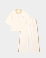 Ivory Box Fit + Sweapants Set