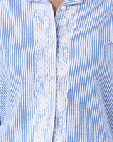 Azure Tailored Waist Adjustable Shirt — view 4
