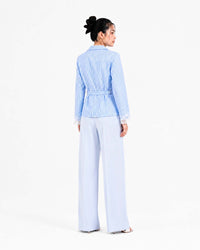 Azure Tailored Waist Adjustable Shirt — view 2