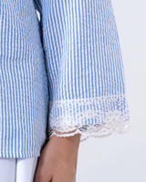 Azure Tailored Waist Adjustable Shirt — view 5