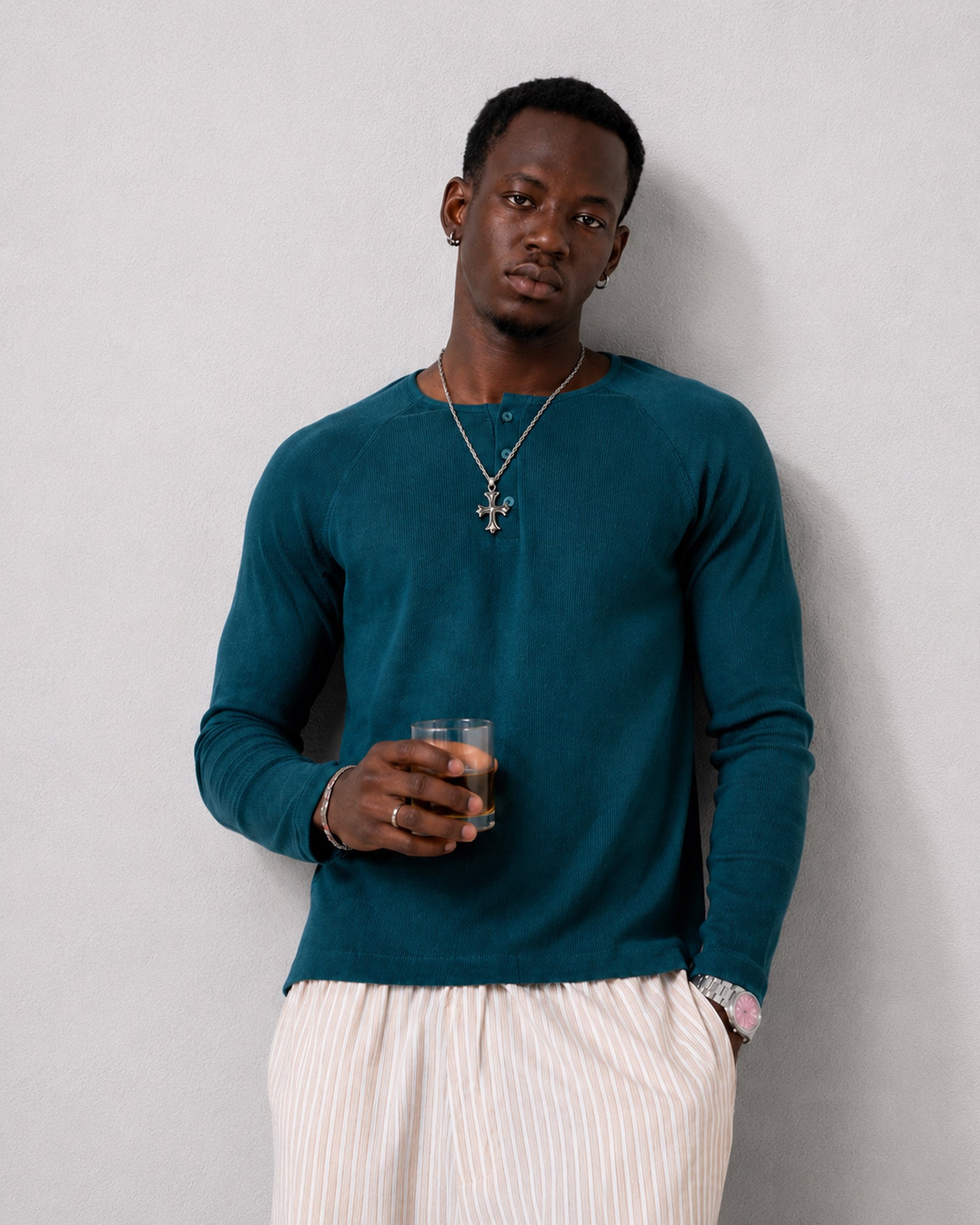 Classic Rib Henley Bundle (Pack of 3)