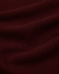 Classic Rib Maroon Henley