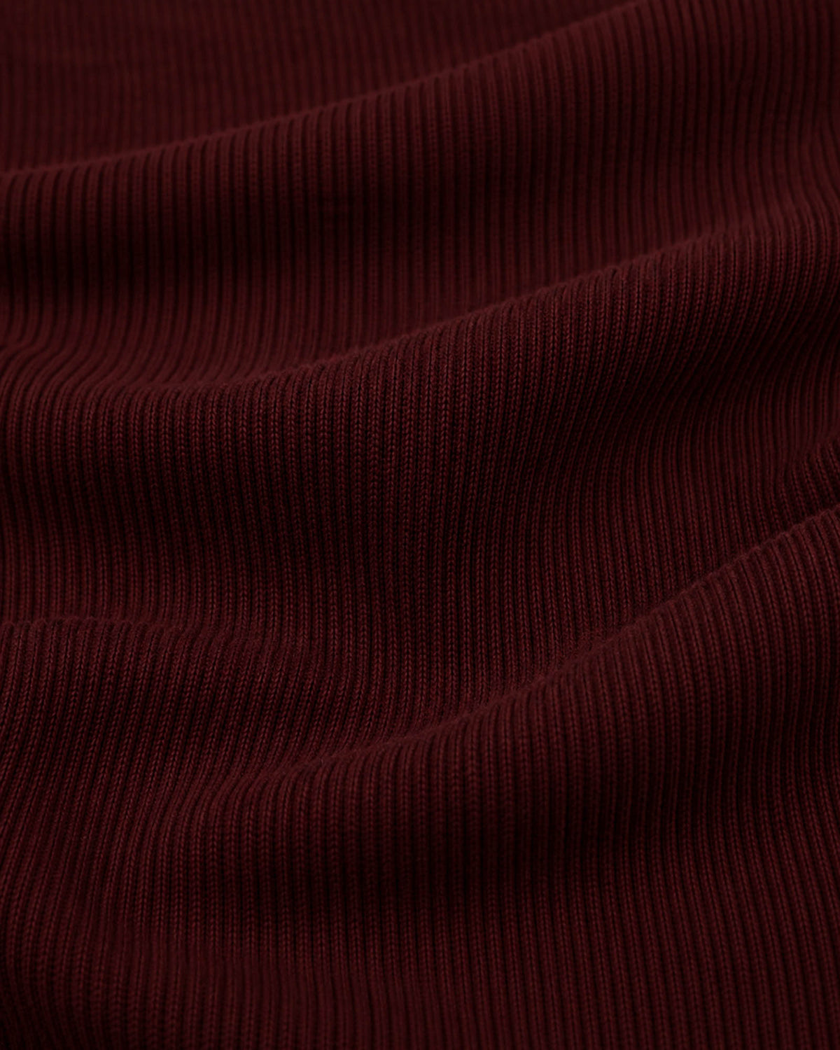 Classic Rib Maroon Henley