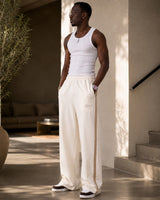 Men's Ivory Comfort Sweatpants